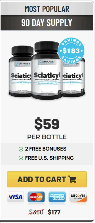 Sciaticyl order 3 bottles